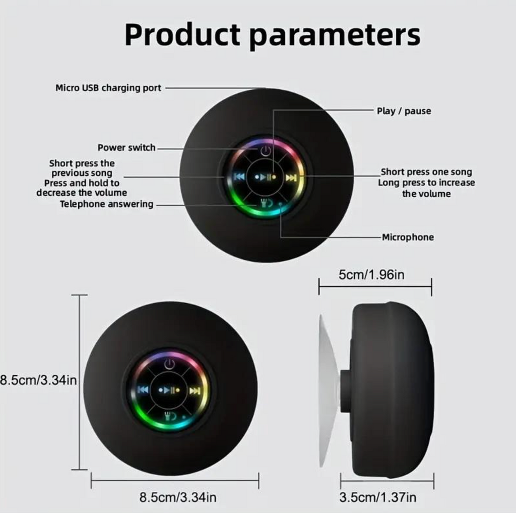 LED Wireless Bluetooth Speaker