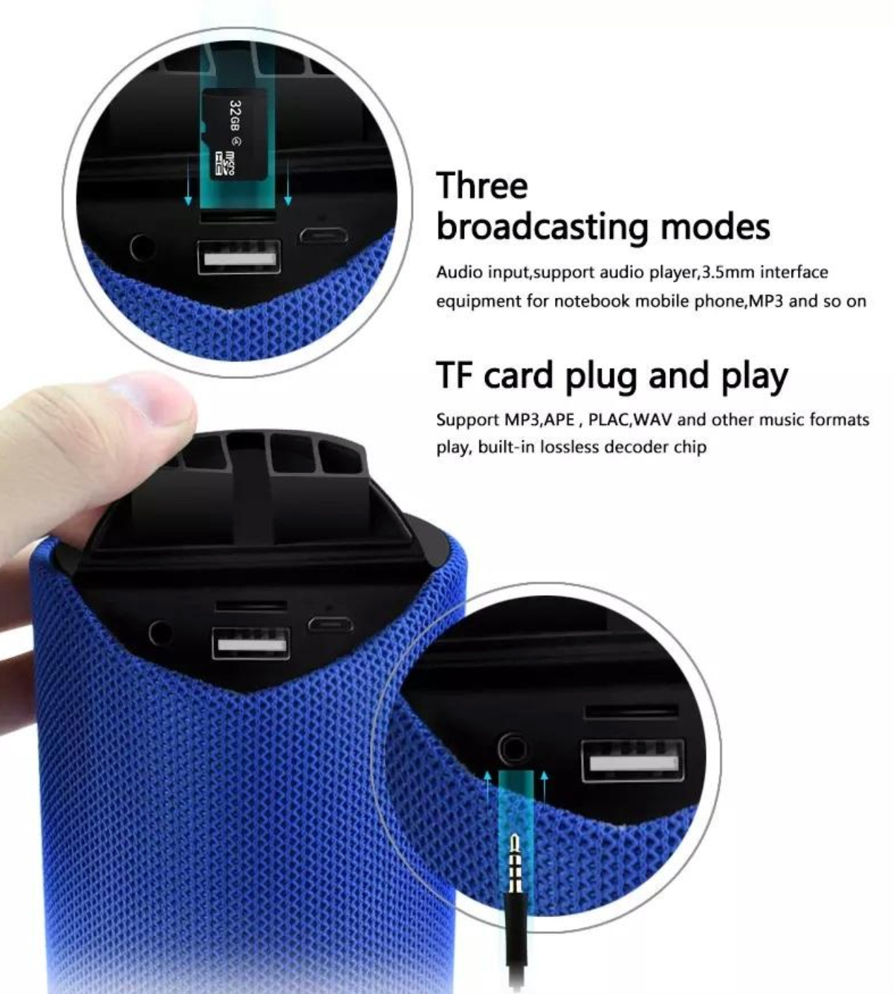 Portable Waterproof Outdoor Bluetooth Speaker