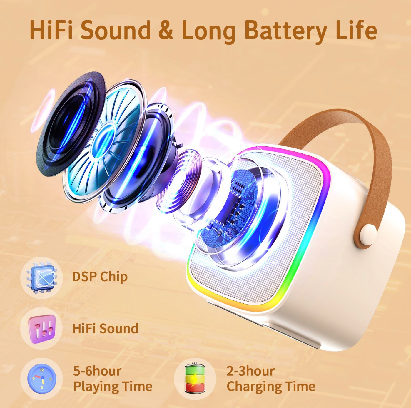 Mini Portable Wireless Bluetooth Speaker