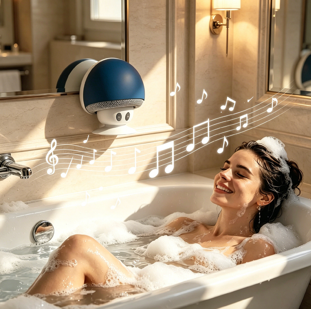 Waterproof Suction Cup Bluetooth Speaker