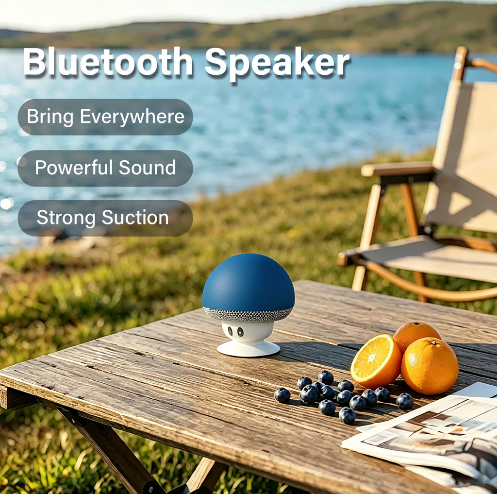 Waterproof Suction Cup Bluetooth Speaker
